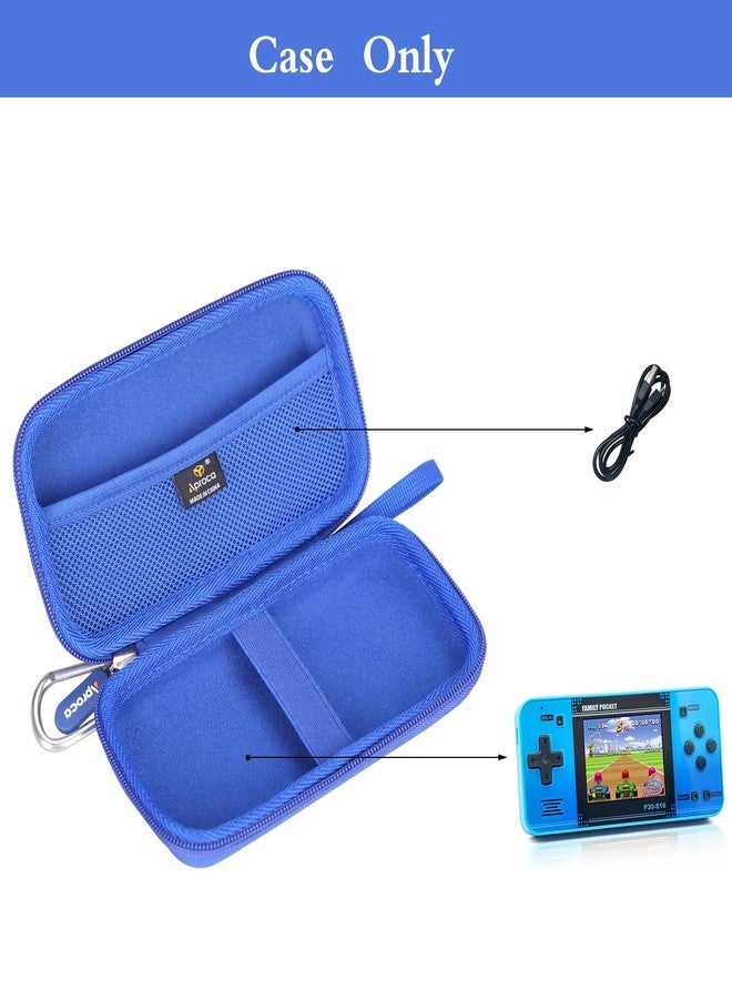 ابروكا حقيبة Aproca متوافقة مع جهاز الألعاب المحمول WELLST·G للأطفال، حقيبة تخزين صلبة لملحقات اللاعب - أزرق (الحقيبة فقط) - Image 2